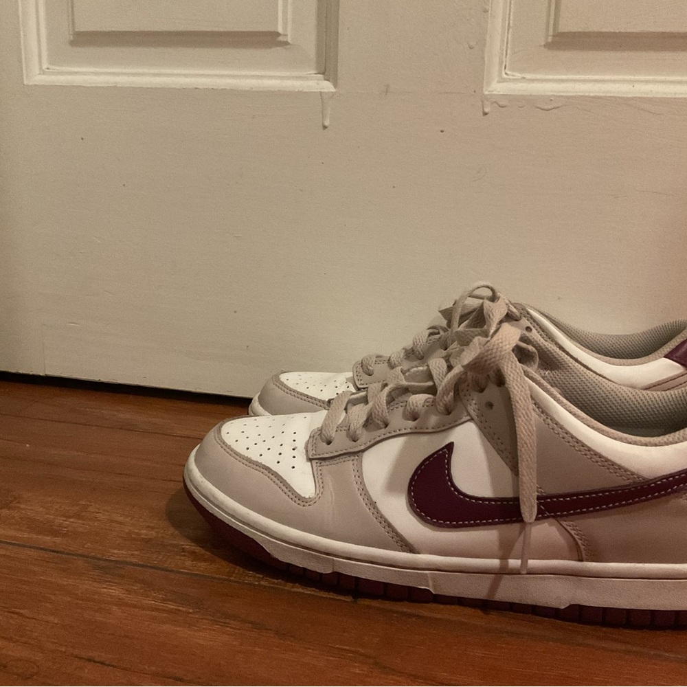 Nike Women's Violet and White Sneakers - Picture 4 of 4